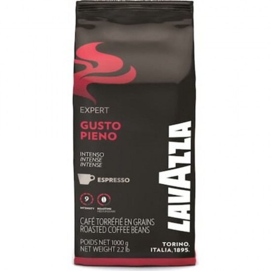 Cafea Boabe Lavazza Gusto Pieno Expert, 1 kg, 6 Buc/Bax