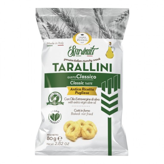Covrigei Tarallini Classic, 80 g, 50 Pachete/Bax