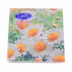 Servetele Lindy Margarete, Dimensiune 33x33 cm, 3 Straturi, 20 Foi/Pachet
