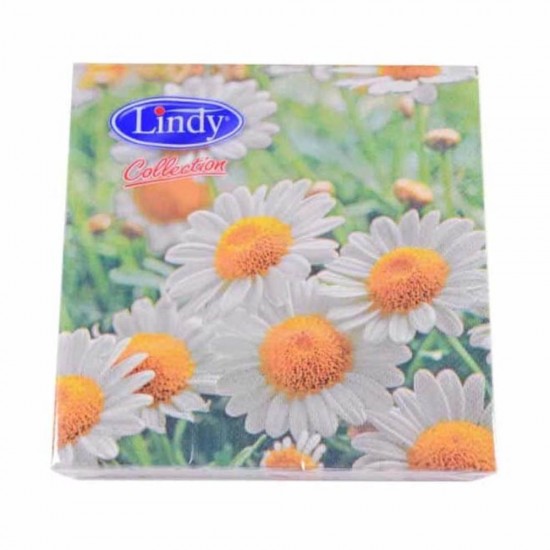 Servetele Lindy Margarete, Dimensiune 33x33 cm, 3 Straturi, 20 Foi/Pachet