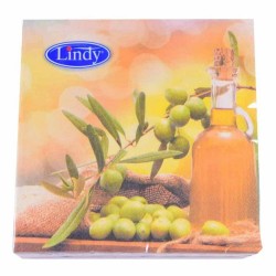Servetele Lindy Maslin, Dimensiune 33x33 cm, 3 Straturi, 20 Foi/Pachet