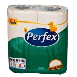 Hartie Igienica Perfex Boni Pure White, 2 Straturi, 4 Role/Bax Hartie Igienica Perfex Boni Pure White, 2 Straturi, 4 Role/Bax