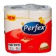 Hartie Igienica Perfex, 3 Straturi, Culoare Alb, 4 Role/Bax