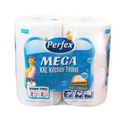 Prosoape de Hartie Perfex Mega de Bucatarie, 2 Straturi, 2 Role/Set