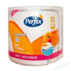 Prosoape de Hartie Perfex Monorola Mega de Bucatarie, 2 Straturi, 750 Foi