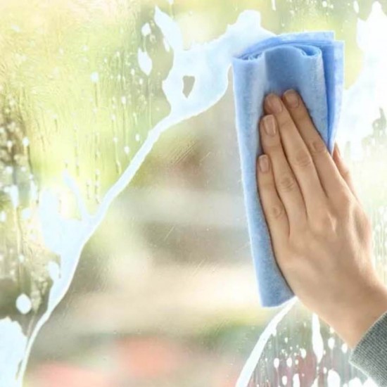 Laveta din Microfibra pentru Geam, Dimensiune 35x35 cm