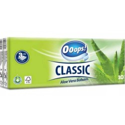 Batiste Ooops Classic Aloe Vera, 3 Straturi, 10 Pachete/Set