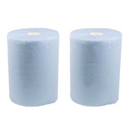 Prosoape de Hartie Rola Industriala Albastra din Celuloza, 3 Straturi, 190 m
