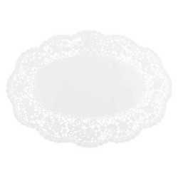 Dantela Ovala pentru Tort din Hartie, Culoare Alba, Dimensiune 26x36 cm, 12 Buc/Set Dantela Ovala pentru Tort din Hartie, Culoare Alba, Dimensiune 26x36 cm, 12 Buc/Set