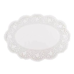 Dantela Ovala pentru Tort din Hartie, Culoare Alba, Dimensiune 30x42 cm, 12 Buc/Set Dantela Ovala pentru Tort din Hartie, Culoare Alba, Dimensiune 30x42 cm, 12 Buc/Set