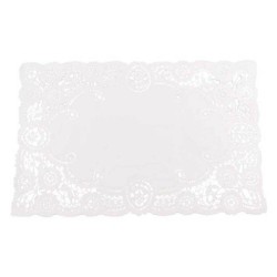 Dantela Patrata pentru Tort din Hartie, Culoare Alba, Dimensiune 26x37 cm, 12 Buc/Set Dantela Patrata pentru Tort din Hartie, Culoare Alba, Dimensiune 26x37 cm, 12 Buc/Set