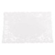 Dantela Patrata pentru Tort din Hartie, Culoare Alba, Dimensiune 26x37 cm, 100 Buc/Set