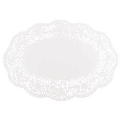 Dantela Ovala pentru Tort din Hartie, Culoare Alba, Dimensiune 18x28 cm, 12 Buc/Set Dantela Ovala pentru Tort din Hartie, Culoare Alba, Dimensiune 18x28 cm, 12 Buc/Set