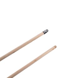 Coada de Lemn Natur cu Filet pentru Matura, 120 cm Coada de Lemn Natur cu Filet pentru Matura, 120 cm