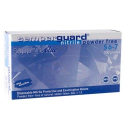 Manusi de Protectie Nitril, Semperguard Nitrilsapphire, Marimea S, 100 Buc/Cut Manusi de Protectie Nitril, Semperguard Nitrilsapphire, Marimea S, 100 Buc/Cut