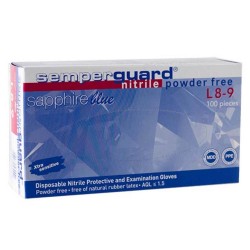 Manusi de Protectie Nitril, Semperguard Nitrilsapphire, Marimea L, 100 Buc/Cut Manusi de Protectie Nitril, Semperguard Nitrilsapphire, Marimea L, 100 Buc/Cut