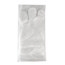 Manusi din Plastic de Unica Folosinta HDPE, Marimea M, 100 Buc/Set