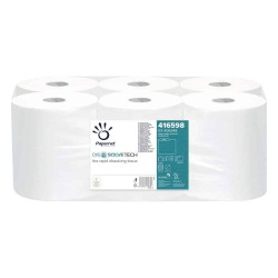 Prosoape de Hartie Papernet Dissolvetech Autocut din Celuloza, 2 Straturi, 140 m, 6 Role/Bax Prosoape de Hartie Papernet Dissolvetech Autocut din Celuloza, 2 Straturi, 140 m, 6 Role/Bax