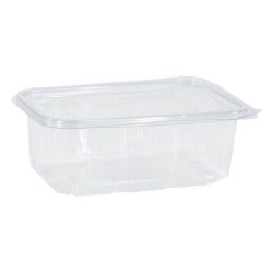 Caserola din Plastic cu Capac, Dimensiune 110x100x60 mm, 500 cc, 100 Buc/Set Caserola din Plastic cu Capac, Dimensiune 110x100x60 mm, 500 cc, 100 Buc/Set