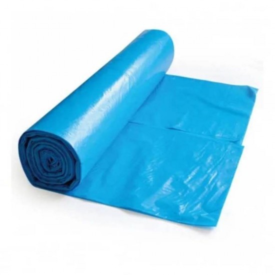 Saci Menajeri LDPE Albastri, 120 L, 10 Buc/Rola