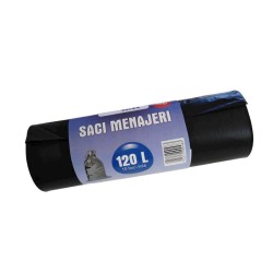 Saci Menajeri LDPE Praktikpack 120 L, 10 Buc/Rola Saci Menajeri LDPE Praktikpack 120 L, 10 Buc/Rola