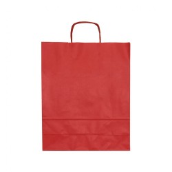 Set 100 de Sacose din Hartie Model Rosu, 18x8x22 cm, Hartie Kraft Alba 90 g/m², Maner Sfoara Set 100 de Sacose din Hartie Model Rosu, 18x8x22 cm, Hartie Kraft Alba 90 g/m², Maner Sfoara