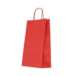 Set 100 de Sacose din Hartie Model Rosu Velvet, 18x8x22 cm, Hartie Kraft Alba 90 g/m², Maner Sfoara Set 100 de Sacose din Hartie Model Rosu Velvet, 18x8x22 cm, Hartie Kraft Alba 90 g/m², Maner Sfoara