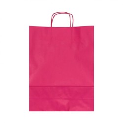 Set 100 de Sacose din Hartie Model Rodamin, 22x10x31 cm, Hartie Kraft Alba 90 g/m², Maner Sfoara Set 100 de Sacose din Hartie Model Rodamin, 22x10x31 cm, Hartie Kraft Alba 90 g/m², Maner Sfoara