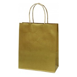 Set 100 de Sacose din Hartie Model Auriu, 26x12x35 cm, Hartie Kraft Alba 90 g/m², Maner Sfoara Set 100 de Sacose din Hartie Model Auriu, 26x12x35 cm, Hartie Kraft Alba 90 g/m², Maner Sfoara