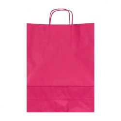 Set 100 de Sacose din Hartie Model Rodamin, 26x12x35 cm, Hartie Kraft Alba 90 g/m², Maner Sfoara Set 100 de Sacose din Hartie Model Rodamin, 26x12x35 cm, Hartie Kraft Alba 90 g/m², Maner Sfoara