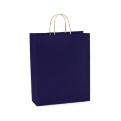 Set 100 de Sacose din Hartie Model Albastru Inchis, 32x12x41 cm, Hartie Kraft Alba 90 g/m², Maner Sfoara Set 100 de Sacose din Hartie Model Albastru Inchis, 32x12x41 cm, Hartie Kraft Alba 90 g/m², Maner Sfoara