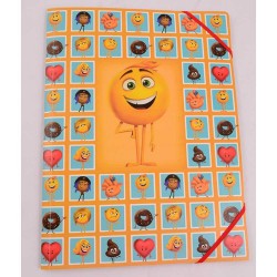 Mapa din Plastic cu Elastic A4 pentru Baieti, Model Emoji, Culoare Multicolor Mapa din Plastic cu Elastic A4 pentru Baieti, Model Emoji, Culoare Multicolor