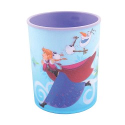 Cana din Plastic cu Model Frozen, Culoare Multicolor