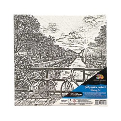 Panza pentru Pictura School Friendly pe Sasiu Predesenata Sf Art, Model Peisaj 6, Dimensiune 300x300 mm