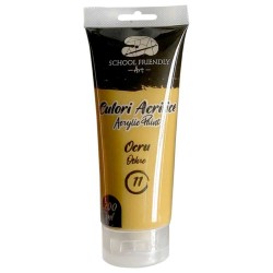 Culori Acrilice School Friendly Sf Art, Culoare Ocru Premium, Cantitate 200 ml/tub