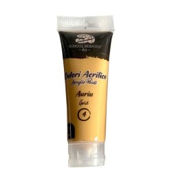 Culori Acrilice School Friendly Sf Art, Culoare Auriu Premium, Cantitate 75 ml/tub