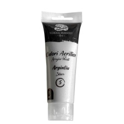 Culori Acrilice School Friendly Sf Art, Culoare Argintiu Premium, Cantitate 75 ml/tub Culori Acrilice School Friendly Sf Art, Culoare Argintiu Premium, Cantitate 75 ml/tub