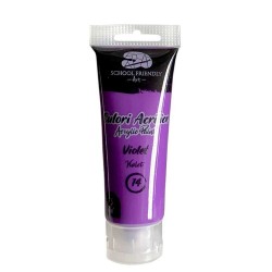 Culori Acrilice School Friendly Sf Art, Culoare Violet Premium, Cantitate 75 ml/tub Culori Acrilice School Friendly Sf Art, Culoare Violet Premium, Cantitate 75 ml/tub