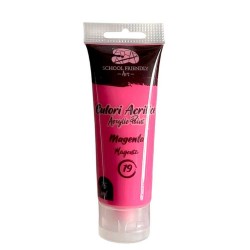 Culori Acrilice School Friendly Sf Art, Culoare Magenta Premium, Cantitate 75 ml/tub Culori Acrilice School Friendly Sf Art, Culoare Magenta Premium, Cantitate 75 ml/tub
