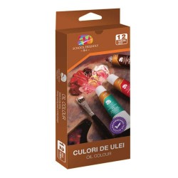 Set de Culori de Ulei School Friendly, Cantitate 12 Buc/Set, 12 ml/tub Set de Culori de Ulei School Friendly, Cantitate 12 Buc/Set, 12 ml/tub