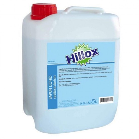 Sapun Lichid Hillox Antibacterian, 5 L