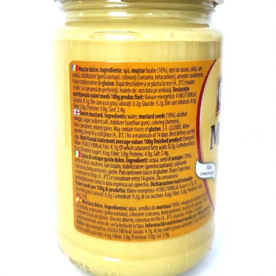 Mustar Dulce Olympia din Tecuci, 314 ml