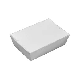 Set 150 Cutii pentru Meniu Albe, Dimensiune 150x100x45 mm