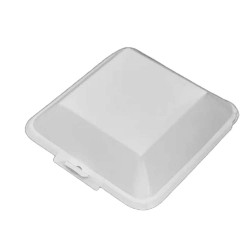 Set 100 Cutii pentru Meniu Albe, Dimensiune 150x150x70 mm