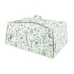 Cutii Tort Generic Alb CT5, 25 Buc/Set, 340x460x145 mm