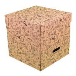 Cutii Tort cu Capac Generic Natur, 25 Buc/Set, 330x330x330 mm Cutii Tort cu Capac Generic Natur, 25 Buc/Set, 330x330x330 mm