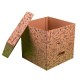 Cutii Tort cu Capac Generic Natur, 25 Buc/Set, 330x330x330 mm