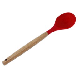Lingura din Silicon pentru Gatit, Culoare Rosu