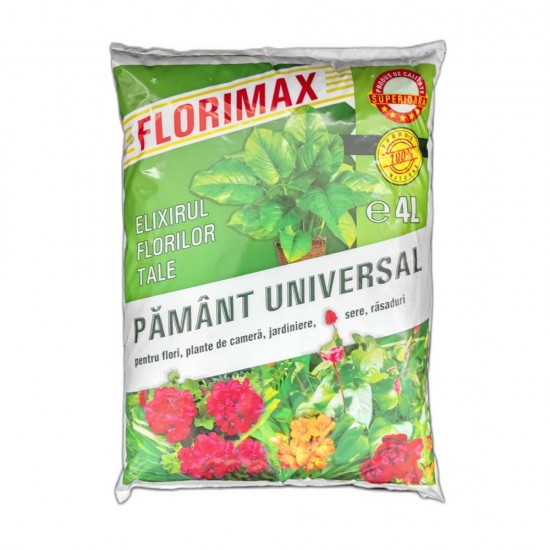 Pamant pentru Flori Florimax, Cantitate 4 L