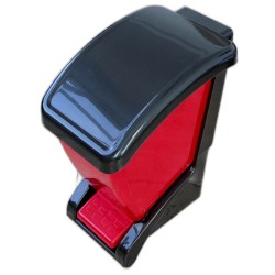 Cos pentru Gunoi cu Pedala, Material Platic, Capacitate 24 L, Culoare Negru